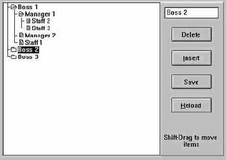 TreeDataOutline и TreeDataUpdate